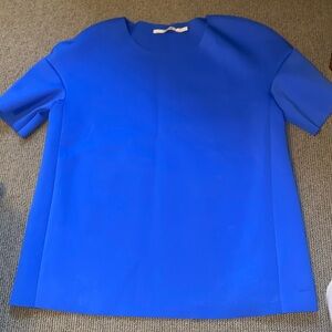 J Brand blue scuba top sz small